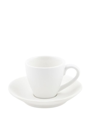 Bevande Espresso Cup and Saucer 75ml Bianco