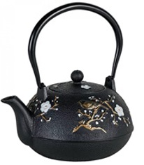 Teapot Cast Iron Cherry Blossom 1.1L