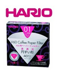 Hario V60 40 pack Filter Papers 01 02 03