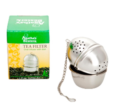 Tea Infuser Egg w Tray